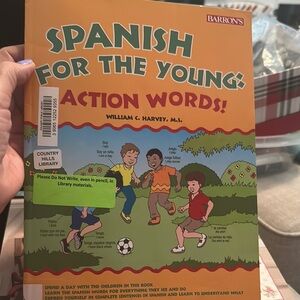 Spanish for the Young: Action Words Book